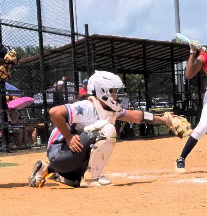 Cora Messal catching